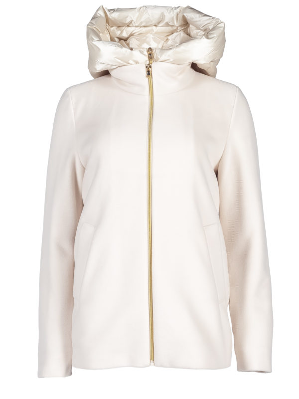 Emme by Marella | Vivace white jacket with quilted lining