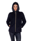 Emme by Marella | Vivace black jacket with quilted lining - Image 3