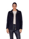 Emme by Marella | Vivace black jacket with quilted lining - Image 4