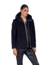 Emme by Marella | Vivace black jacket with quilted lining - Image 6