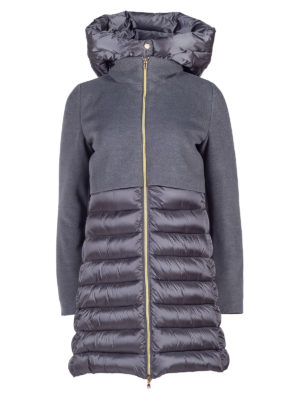 Emme by Marella | Tonfo grey double-layered padded jacket