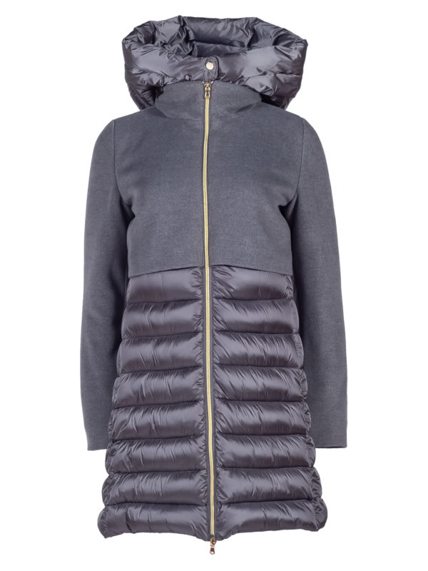 Emme by Marella | Tonfo grey double-layered padded jacket