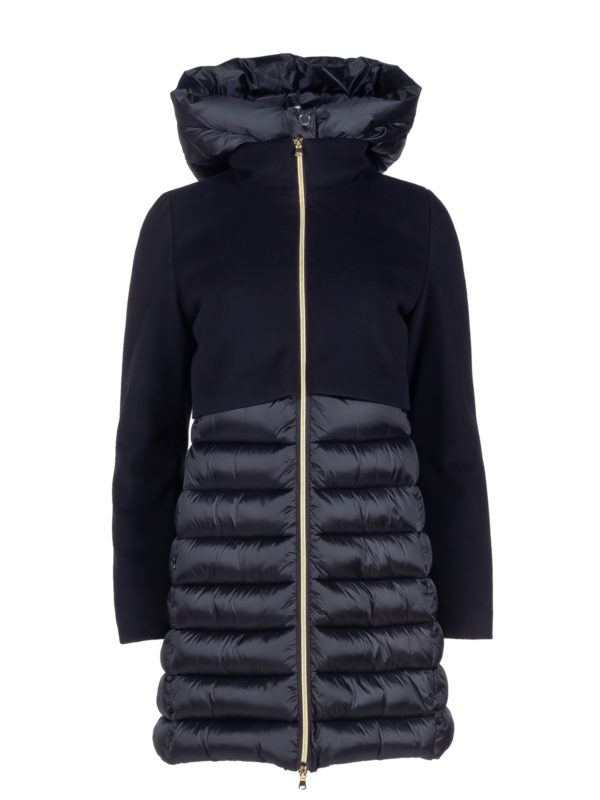 Emme by Marella | Tonfo black double-layered padded jacket