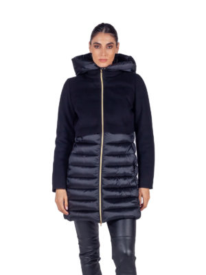 Emme by Marella | Tonfo black double-layered padded jacket