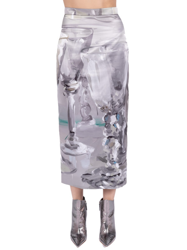 MSGM | Printed midi skirt