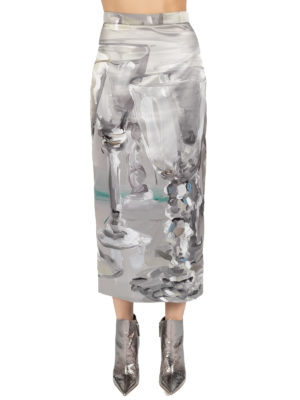 MSGM | Printed midi skirt