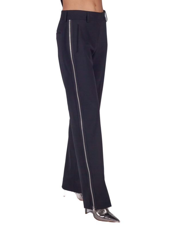 MSGM | Side zip straight-leg trousers - Image 3