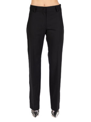 MSGM | Side zip straight-leg trousers