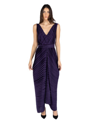 Daphne Valente | Eureka pleated tie-waist dress