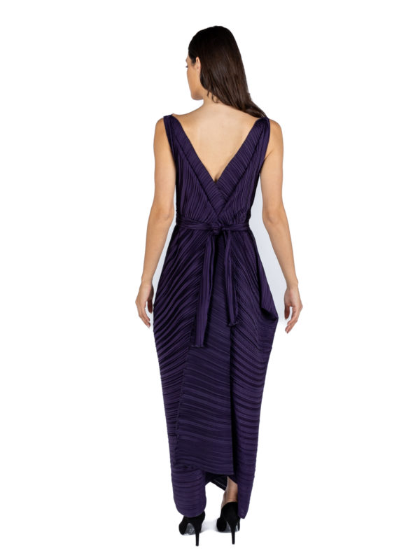 Daphne Valente | Eureka pleated tie-waist dress - Image 3