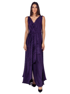 Daphne Valente | Chorus pleated empire-line dress