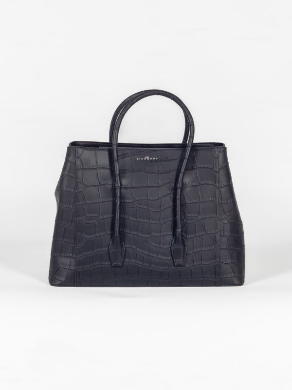 John Richmond | Crocodile-effect tote bag