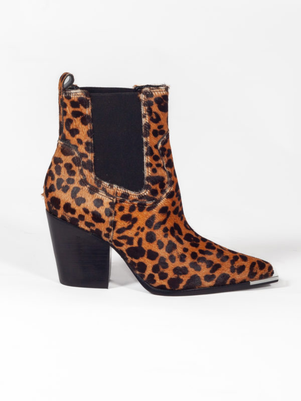 Schutz | Brandy leopard print chelsea boots