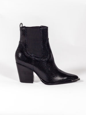 Schutz | Brandy snakeskin chelsea boots