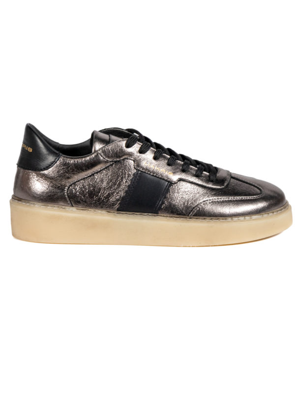 Makris | 24.W26(A)M metallic leather sneakers