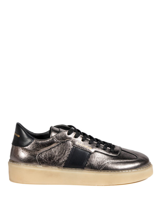 Makris | 24.W26(A)M metallic leather sneakers