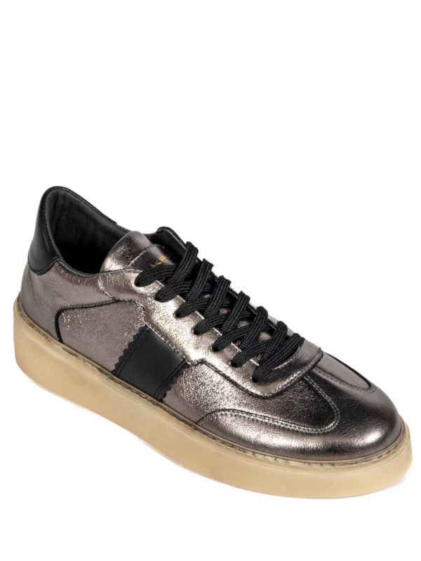 Makris | 24.W26(A)M metallic leather sneakers - Image 2