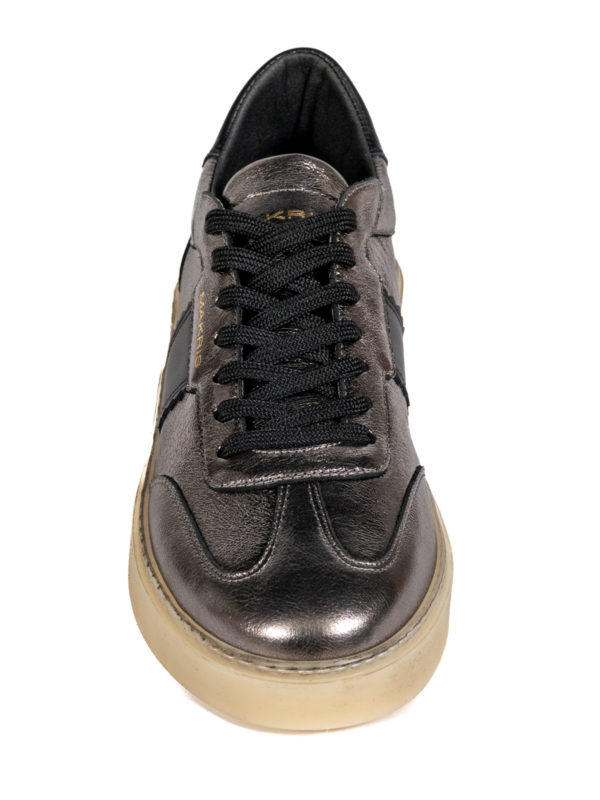 Makris | 24.W26(A)M metallic leather sneakers - Image 3