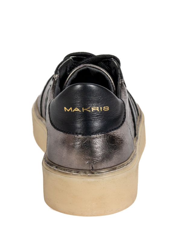 Makris | 24.W26(A)M metallic leather sneakers - Image 5