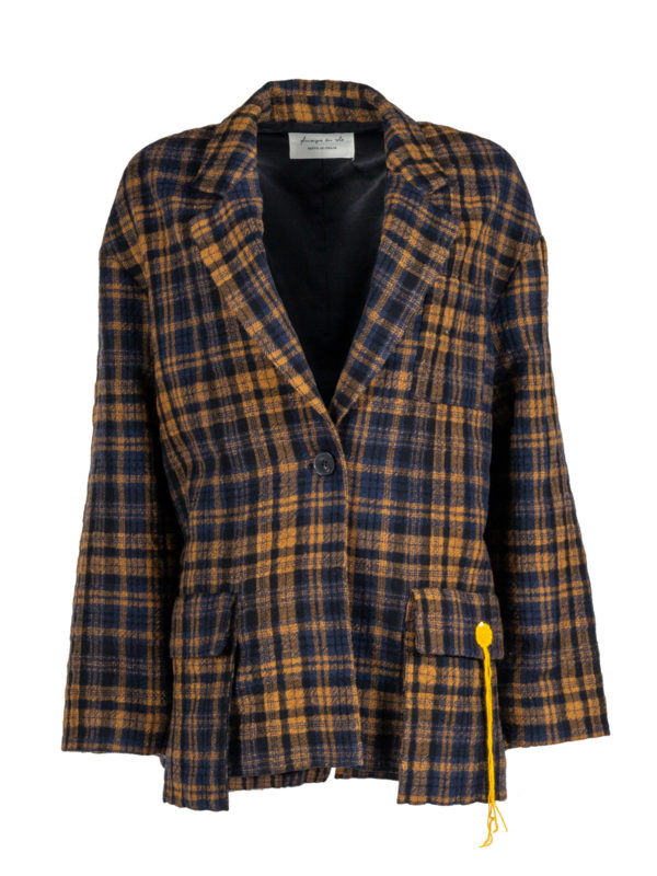 PDR Phisique Du Role | One-button plaid jacket