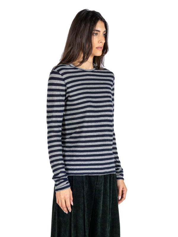 PDR Phisique Du Role | Black and grey striped long sleeve t-shirt - Image 3