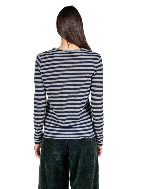 PDR Phisique Du Role | Black and grey striped long sleeve t-shirt - Image 4