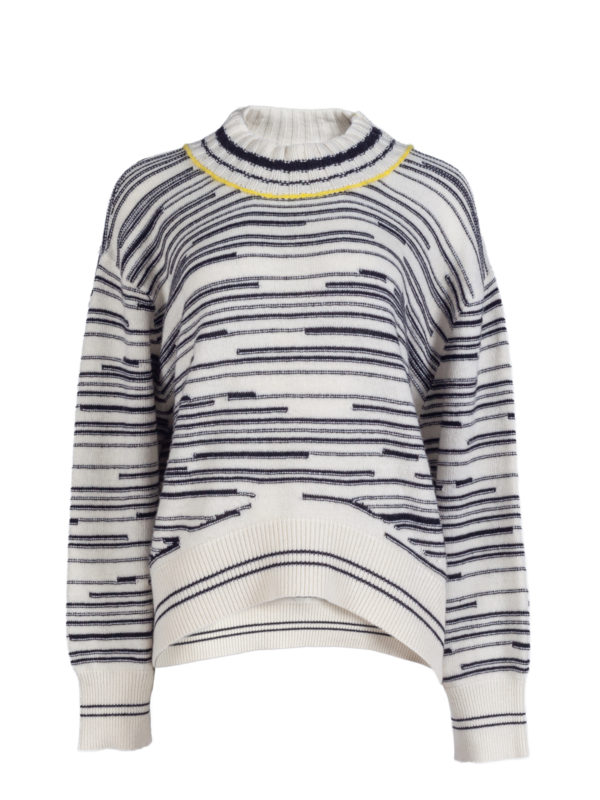 PDR Phisique Du Role | Jacquard mock neck sweater - Image 4