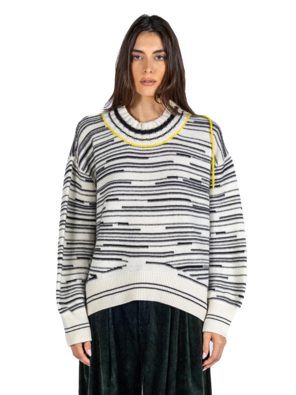 PDR Phisique Du Role | Jacquard mock neck sweater