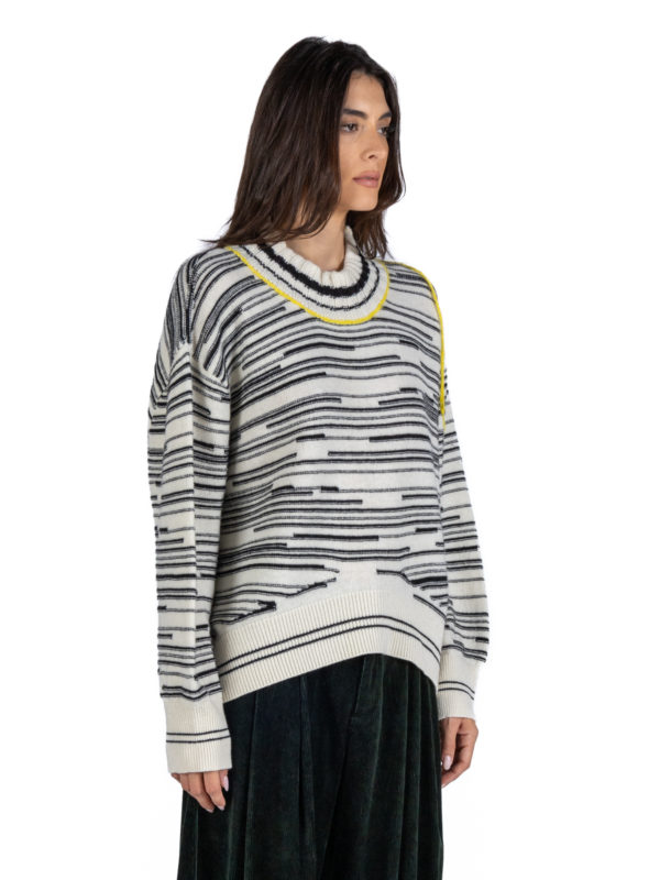 PDR Phisique Du Role | Jacquard mock neck sweater - Image 2