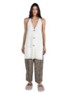 PDR Phisique Du Role | Beige sleeveless cardigan - Image 2