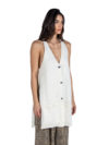 PDR Phisique Du Role | Beige sleeveless cardigan - Image 3