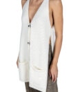 PDR Phisique Du Role | Beige sleeveless cardigan - Image 5