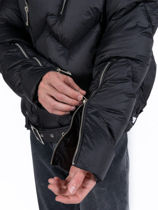 John Richmond | Quilted puffer jacket with off-center fastening - Image 7