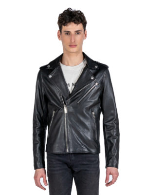 Richmond X | Leather biker jacket