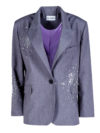 Des Phemmes | Rhinestone-embellished blazer - Image 6