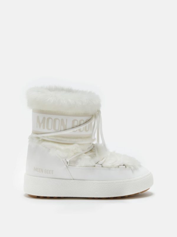 Moon Boot | 80D2450130 A001 MB ltrack white faux fur WP snow boots