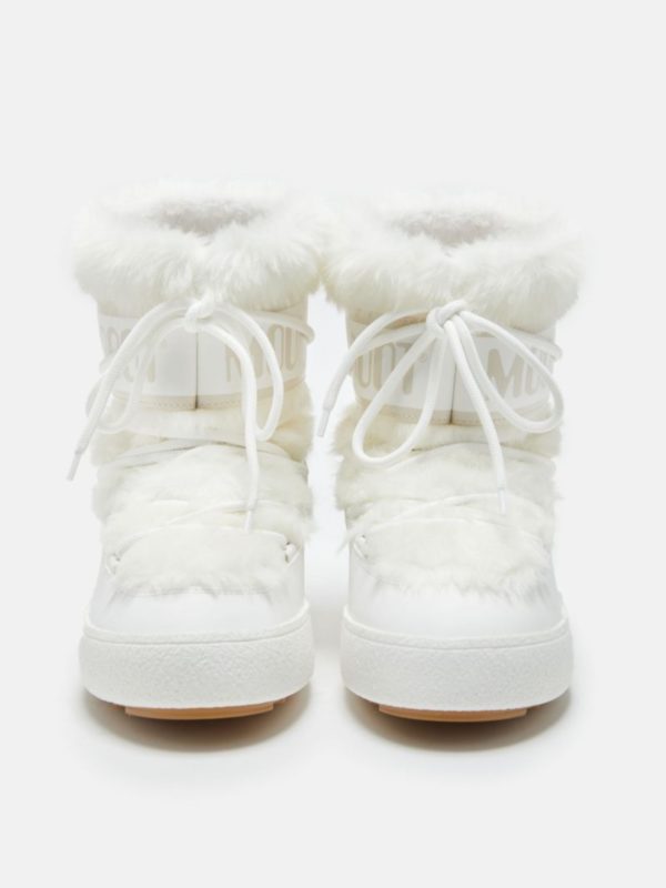 Moon Boot | 80D2450130 A001 MB ltrack white faux fur WP snow boots - Image 2