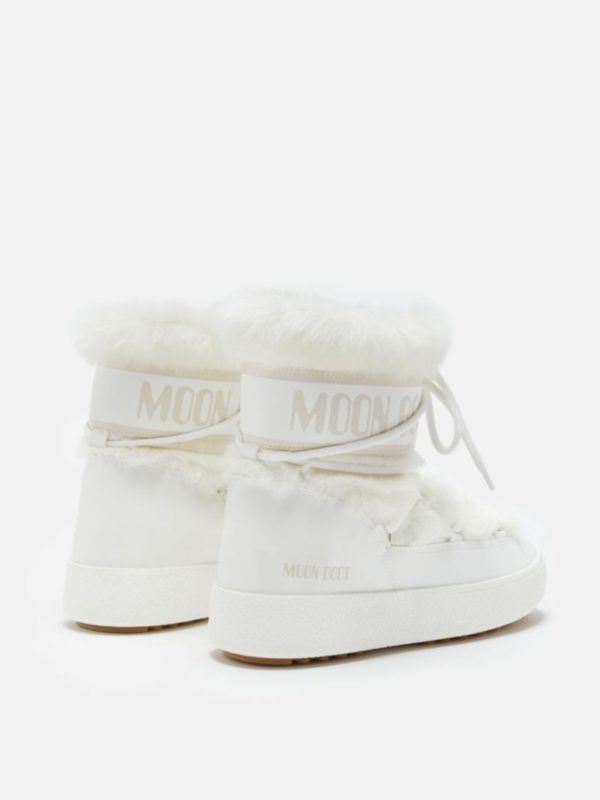 Moon Boot | 80D2450130 A001 MB ltrack white faux fur WP snow boots - Image 3