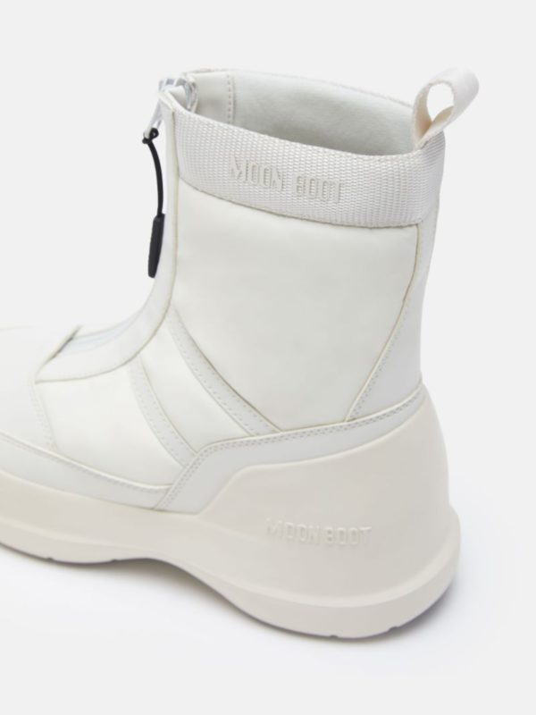 Moon Boot | 80D2480010 L002 MB luna cream zip front boots - Image 4