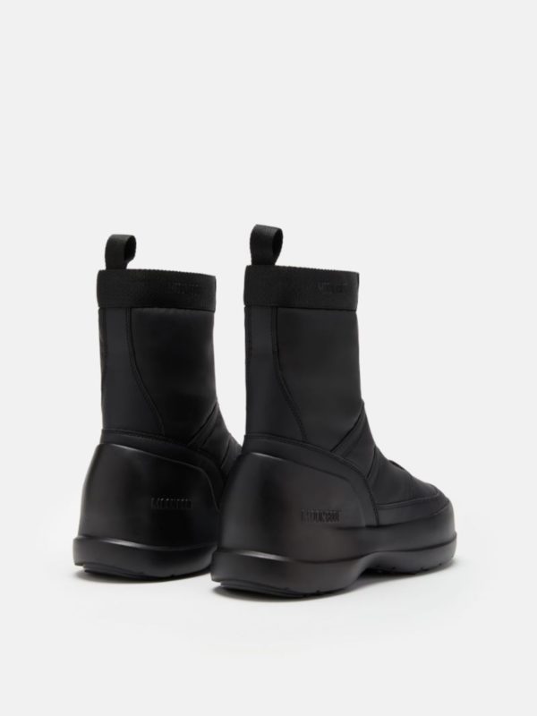 Moon Boot | 80D2480010 N001 MB luna black zip front boots - Image 3