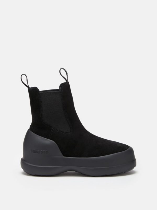 Moon Boot | 80D2480050 N001 MB luna black suede chelsea boots