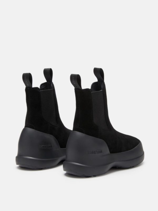 Moon Boot | 80D2480050 N001 MB luna black suede chelsea boots - Image 2