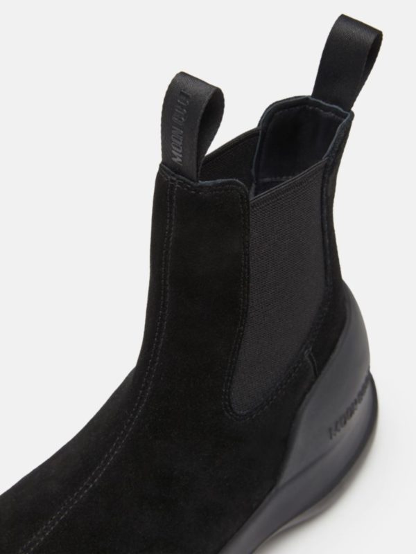 Moon Boot | 80D2480050 N001 MB luna black suede chelsea boots - Image 3